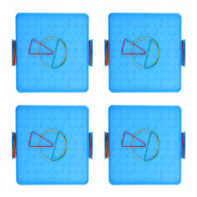 4St Kids Pegboard Dubbelsidig Voor Wiskundelessen in