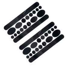 Anti-Kras Zwarte Fietsstickers Halvharde PVC Beschermfilms