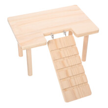 Hamsterkooi Platform Beige Met Trap En Klimplezier