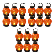 18St LED Pompoen Lampen Halloween Sfeervolle Batterijlampen