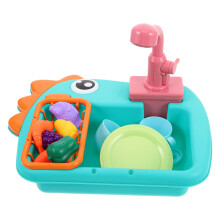1Set Plastic Kindervaatwasser Met Waterpret En Keuken Rollenspel Multi