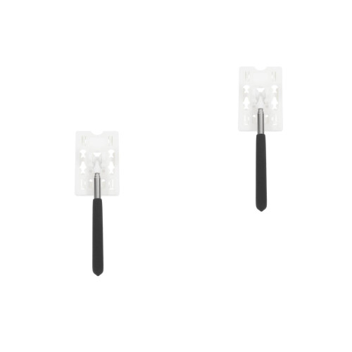 2St Auto Parkeertools Rvs+abs Witte Contactloze Kaartstick