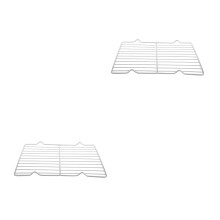 2St Rvs Grillmand Voor Outdoor Bbq Camping, Draagbaar, Duurzaam