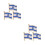 6St Israël Lapel Pins Legering Multi Kleuren Feest Accessoires 1