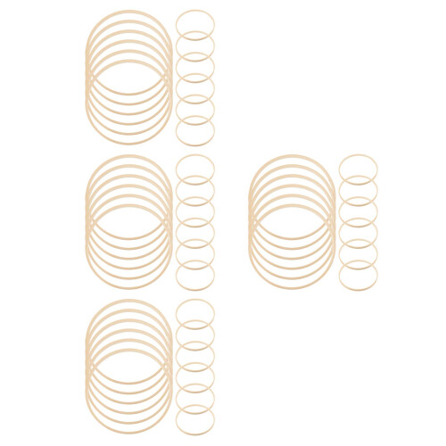 48St Khaki Bamboe DIY Ringen Voor Hoepels