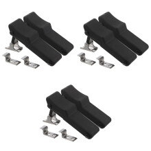6St Compacte Toggle Clamp Met Elastomeer Rubberen Absorptie Zwart