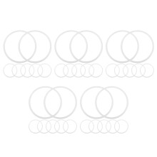 100St Witte Catcher Ringen Voor Dromenvanger Knutselprojecten