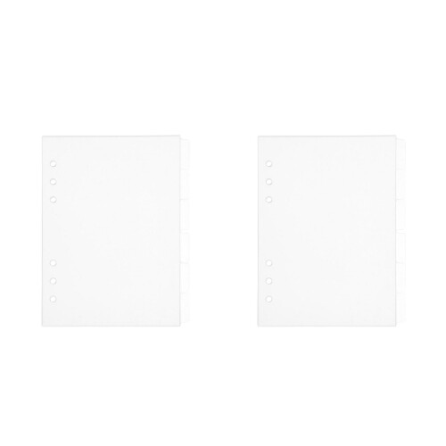 12Pièces Couvre- Cahier Transparent Réutilisable Pour 1