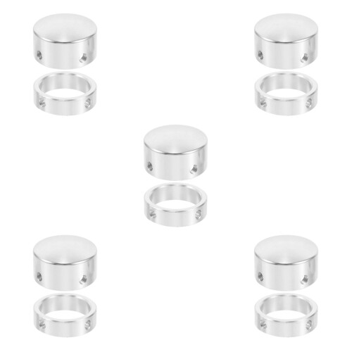 10St Aluminium Legering Handvat Einde Covers Voor Krachttraining