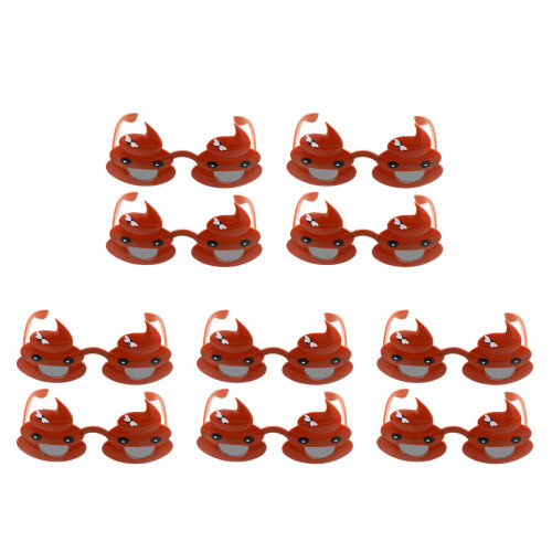 10St Grappige Bril ABS Party Props Voor Feest Decor Poo