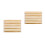 2Pièces Quick-Dry En Bambou Beige Pour Douche Sauna 4