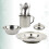 1Set Camping Kookset Portable Roestvrijstaal Ergonomisch 6