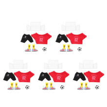 5Sets Rood Interactief Vingervoetbalspel Voor Kinderen Party Speelgoed