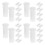 4St Multifunctionele Witte Plastic Voor Hond En Training 1