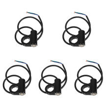 5St Zwart Motorfiets 7/8 Handlebar Switch Aluminium Lichtschakelaar