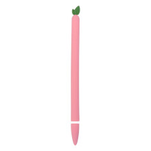 3St Roze Siliconen Stylus Pen Hoes Wortel Ontwerp Bescherming En Grip