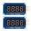 6St Rood 4-Cijferige LED Buisdisplay Module Voor Thuis Met Chip 1