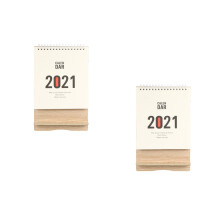2St Staande Bureaukalender Dagelijks Multifunctioneel