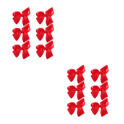 12Pièces Clips Rouge Grosgrain Accessoires 1