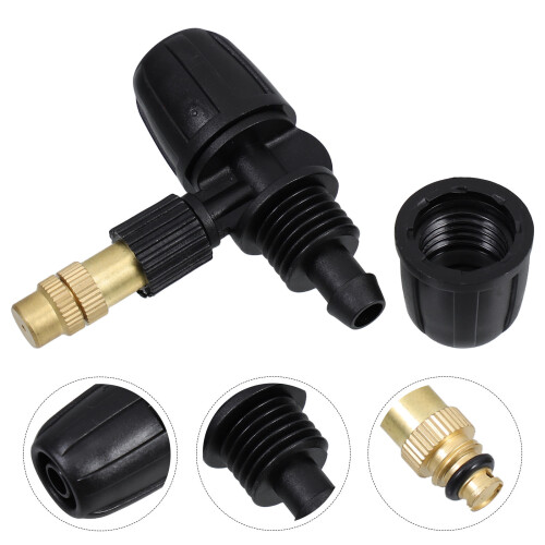 6Pièces Arrosage Jardin Noir Brumisation Réglable