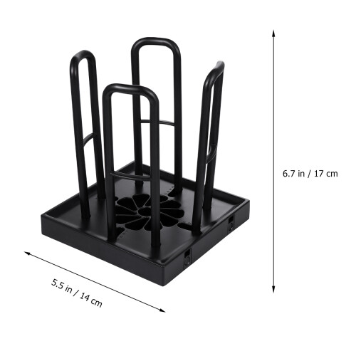 1Ensemble Distributeur Noir Organiseur Cuisine 1