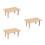 3Pièces Plateau En Bois Pour Hamster, Aire De Jeu Robuste 2