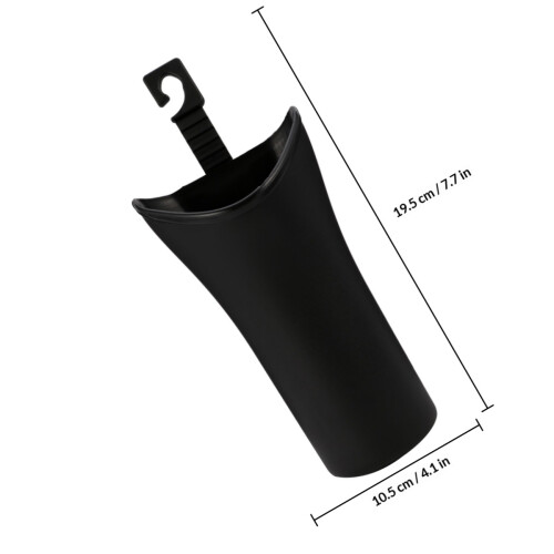 2Pièces Support En Plastique Noir Rangement Durable 1