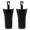 2Pièces Support En Plastique Noir Rangement Durable 3