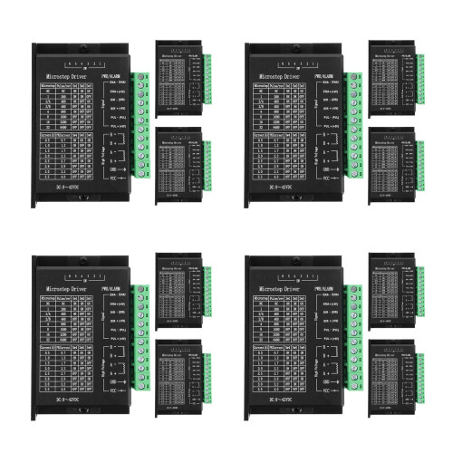 12Pièces Contrôleur Stepper Noir Pour Machines Cnc 3D 2