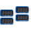 4Stk LED 4-Digit Segmentanzeige Modul Rot Common Anode Mit Chip 4
