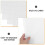 50Pages D'inserts A4 Double-Face Pour 4 Anneaux Autocollants 4