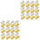 400Stk Dreadlock Ringe Haarringe Haar Schmuck Party Accessoire 4