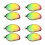8Pièces Fruit Artificiel Mangue Cristal Multi Usage Décor Sophistiqué 6