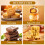 3Sets Vierkante Gouden Moon Cake Box Pet Plastic Sterk Sluit 5