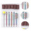 2Sets Wolframstahl Nagelfeilen Set Multifunktional Polier Fräser 8