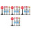 4Ensembles Jeu Panneaux ABS Miniatures Jouets Colorés 4