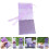36Stk Drawstring Lavendel Säckchen Gauze Beutel Für Schmuck Lagerung 10