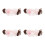 4Pièces -Têtes En Polyester Rose Pour Bébé 3