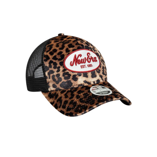 New Era New Era Leopard Print Trucker Cap 2