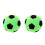 2Pièces Jeu De Fléchettes Foot Portable Vert En Feutre Caoutchouc 6