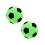 2Pièces Jeu De Fléchettes Foot Portable Vert En Feutre Caoutchouc 7