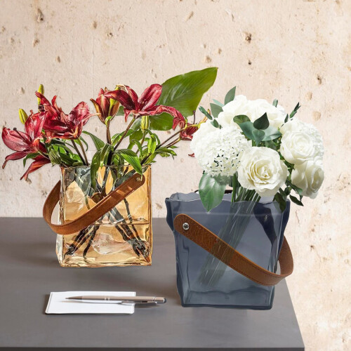 ABS Plastic Bag Vase for Centerpieces
