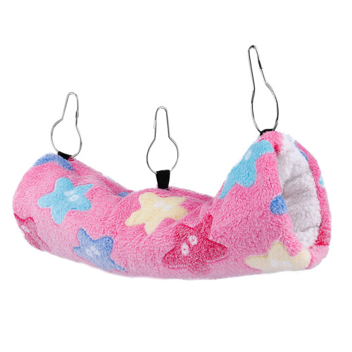 1Pièces Pour Hamster En Peluche Rose Cocon Suspendu Confortable 2