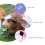1Pièces Pour Hamster En Peluche Rose Cocon Suspendu Confortable 5