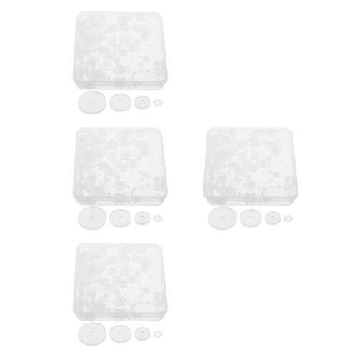 4Boîtes De Supports Silicone Pour Boucles D'oreilles Lestées 1