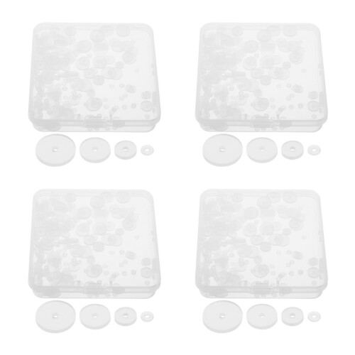 4Boîtes De Supports Silicone Pour Boucles D'oreilles Lestées 2