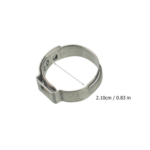130Pièces Colliers De Serrage En Inoxydable Argent Pour 1