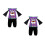 2Ensembles Ensemble Costume Halloween Enfants Violet Coton 6