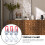 8Pièces Verrous À Bascule Inox 304 Multicolores Usage Ménager 4