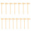 30Pièces Mini Maillets En Bois Marron Clair Jeu Enfant Durable 10